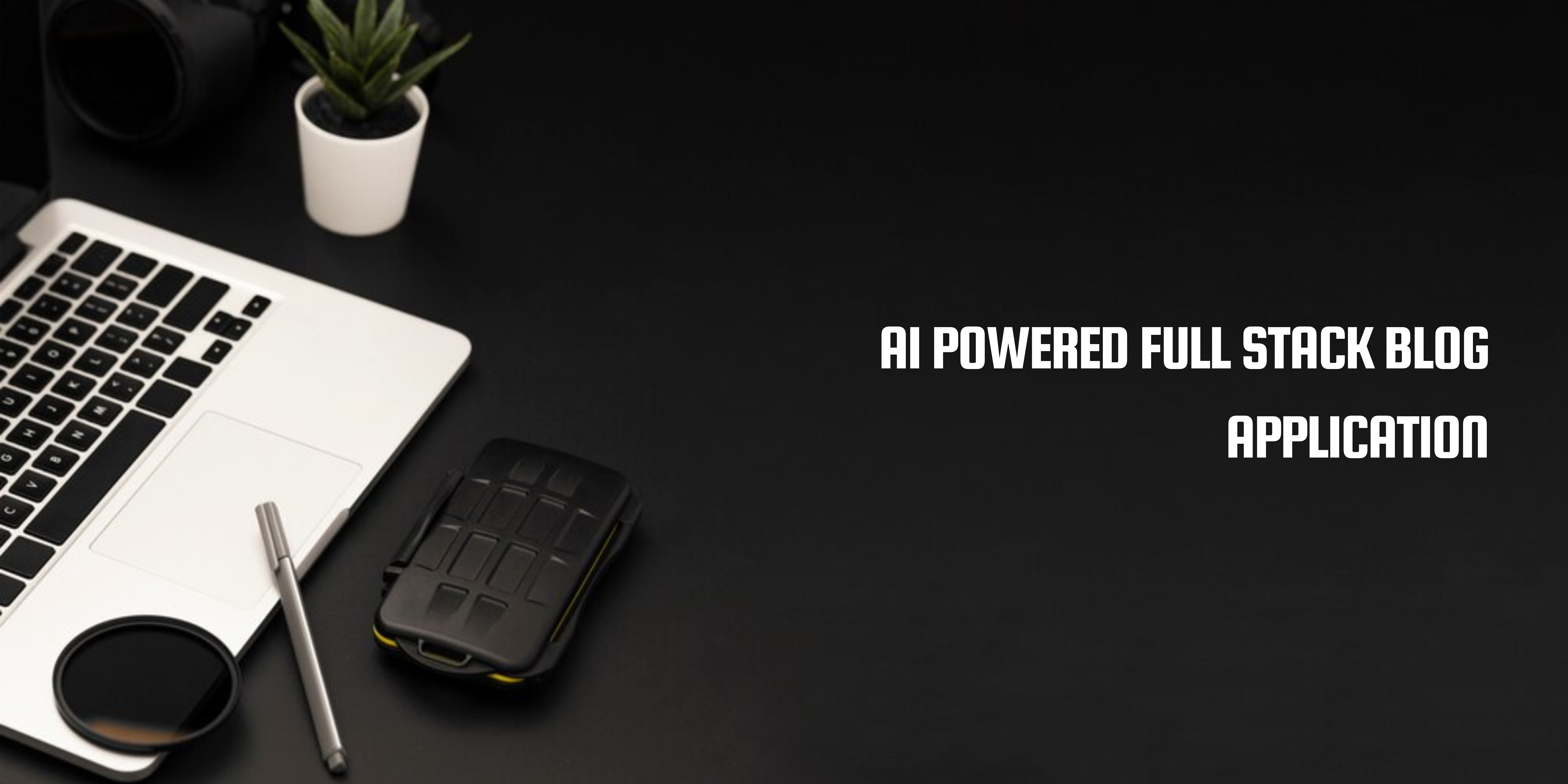 Image representing a link for AI-Powered Blog App